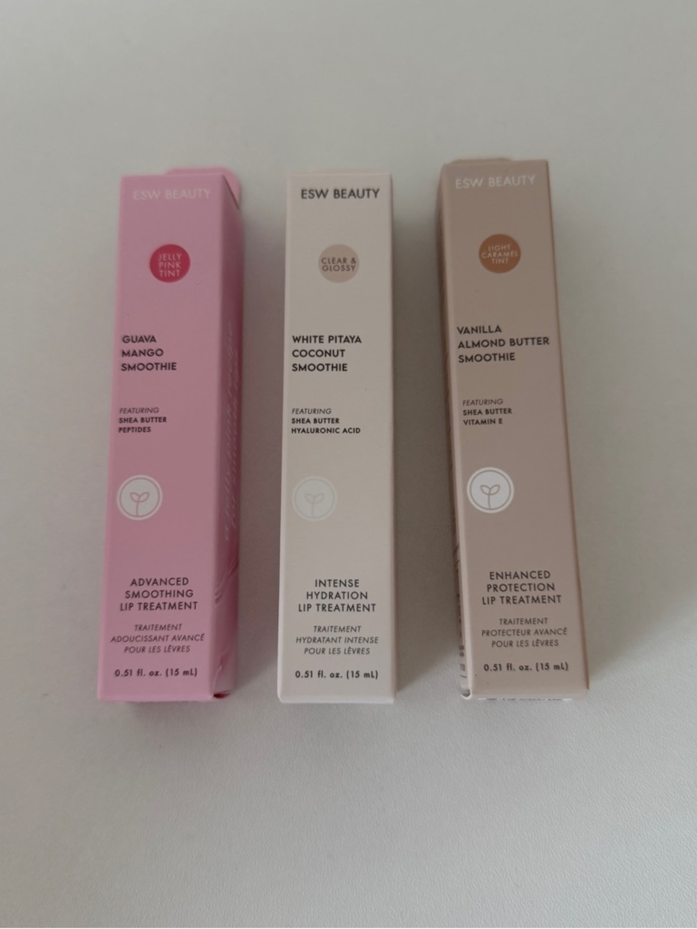 ESW Beauty lip treatments - set of 3